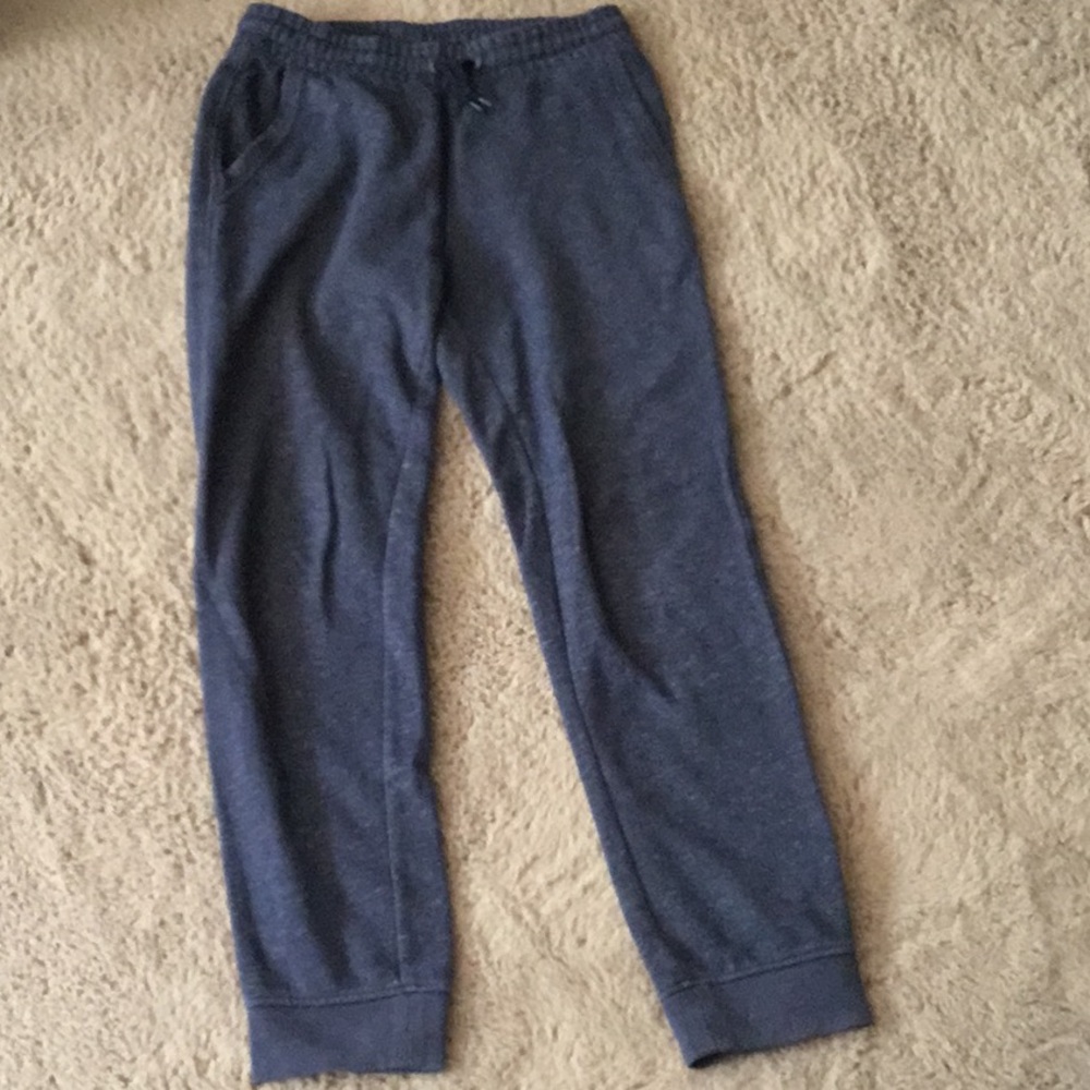 blue joggers